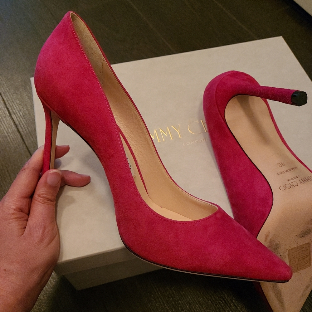 Jimmy Choo Romy 100 Suede